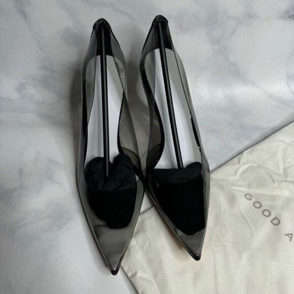 Good American Cinder-F*CKING-RELLA Pump In Light Smoke Size 10 - Picture 7 of 10